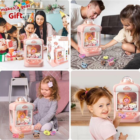 Vending Machines Candy Grabber Prize Dispenser Toys for Girls, Electronic Arcade - Picture 5 of 6